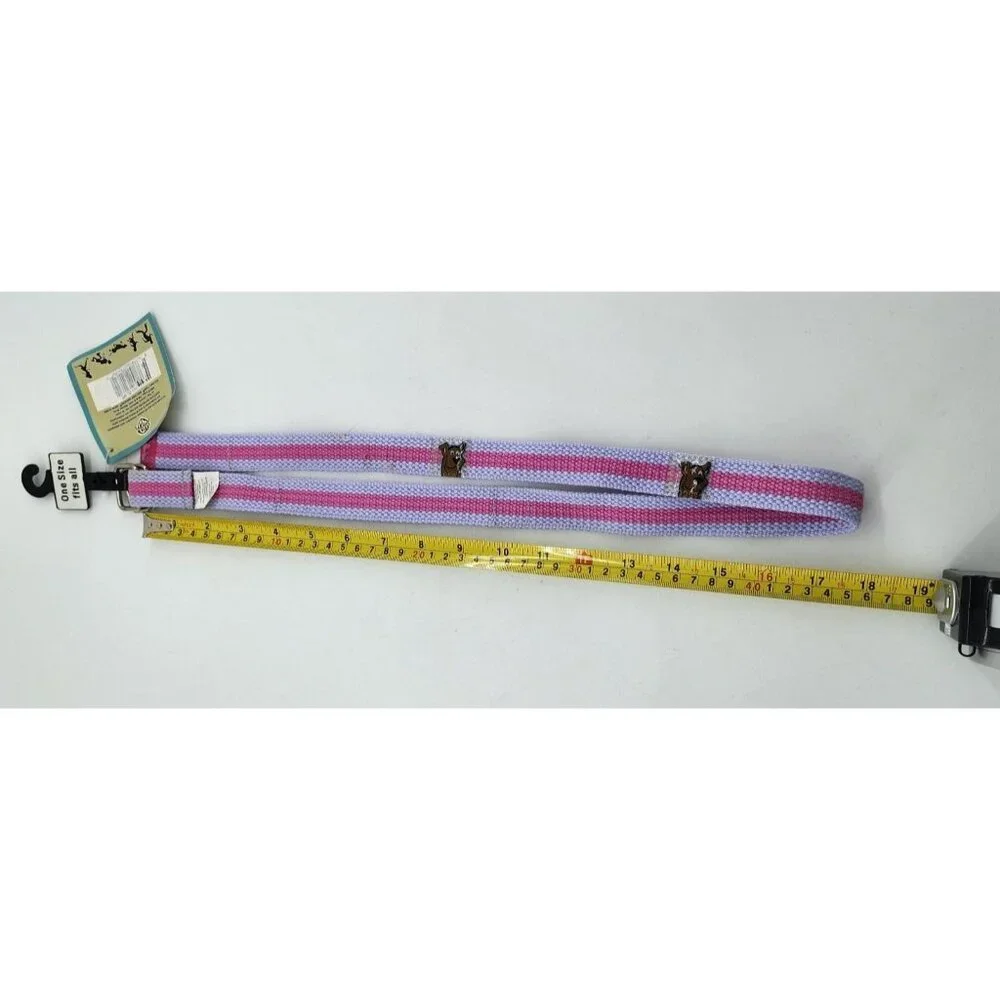 NEW 2001 Scooby-Doo Where R-U? Pink & Purple Woven Belt‎ Youth OSFA Warner Bros